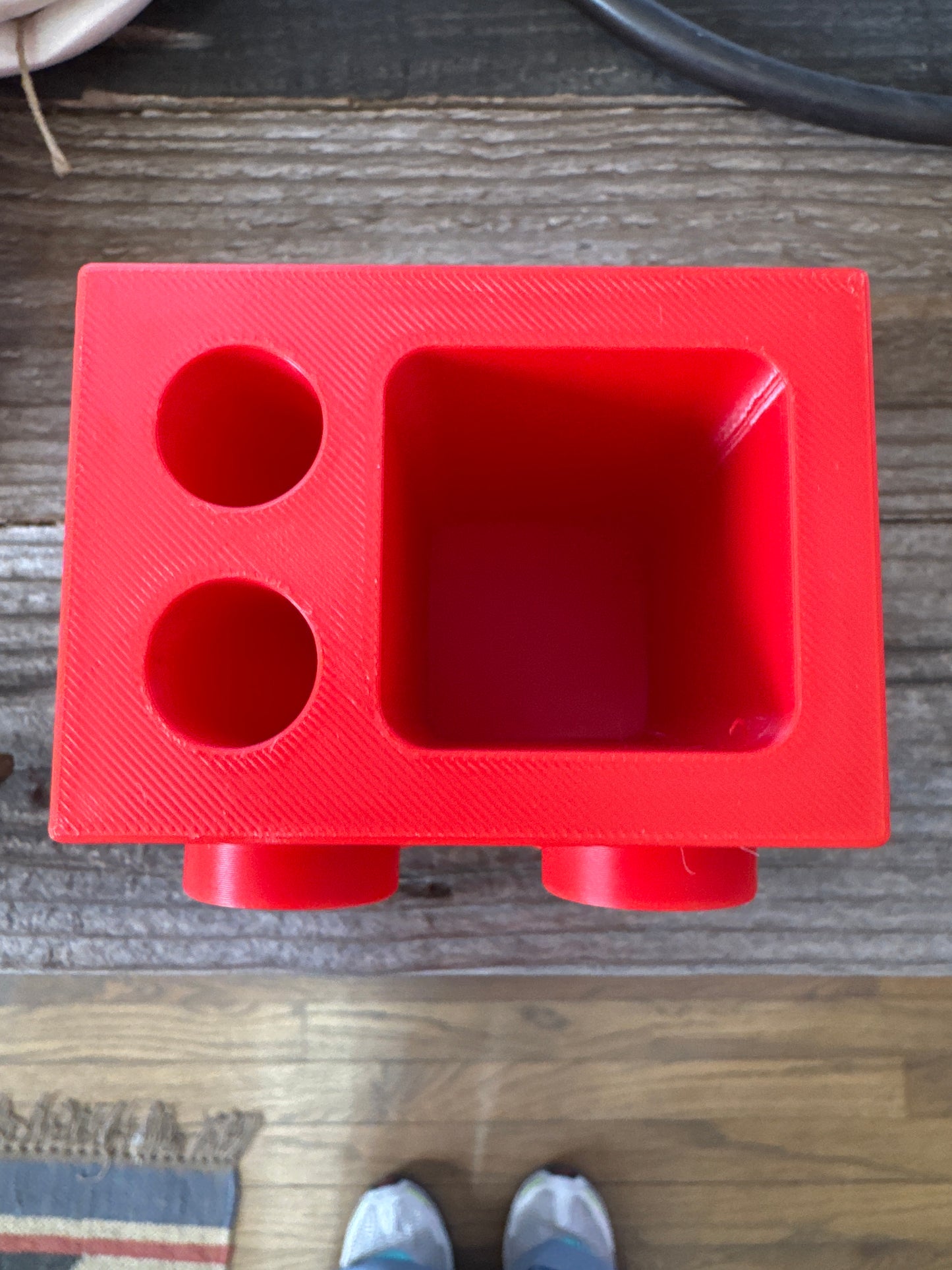3D Lego Toothbrush and Toothpaste Holder