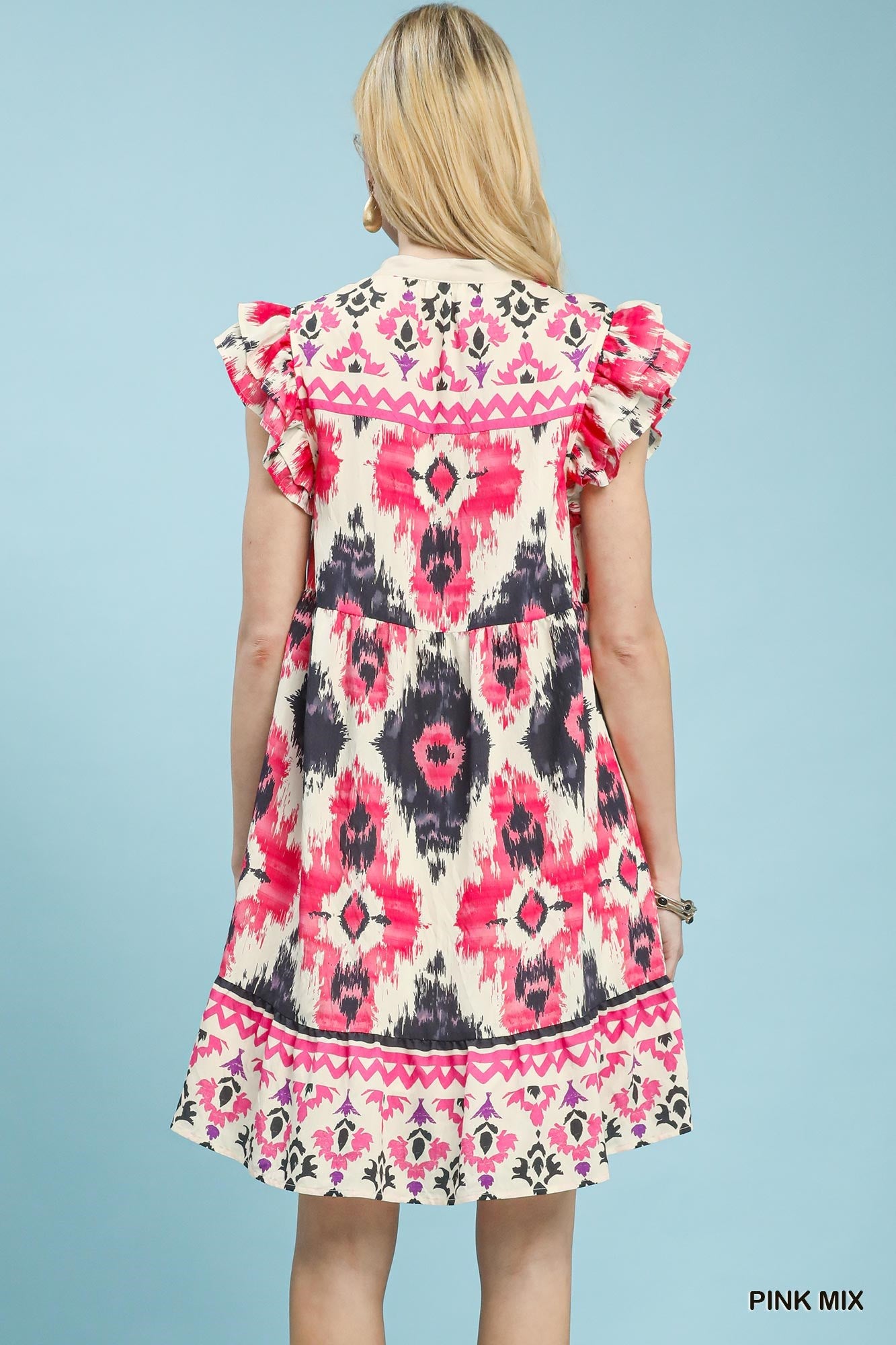 Native Flutter Sleeve Dress