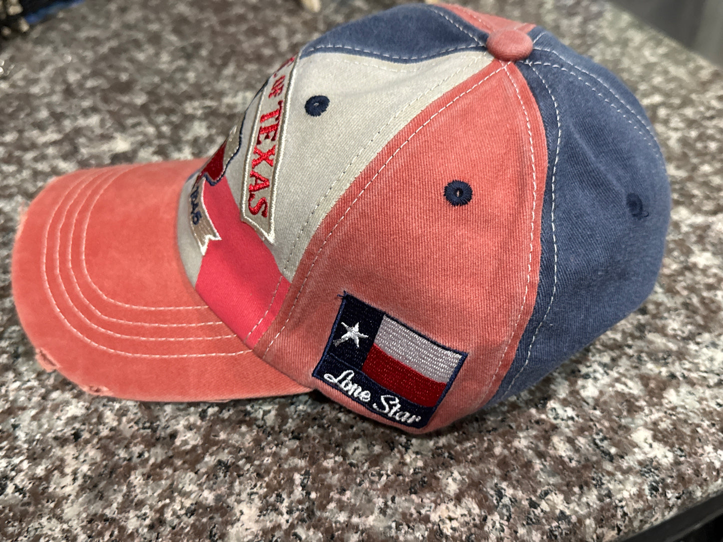 Tri-Colored Texas Cap