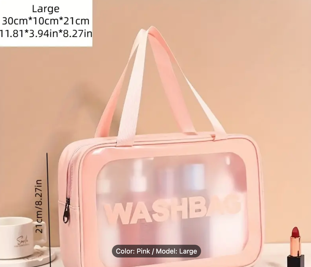 6 Piece Makeup Bag set