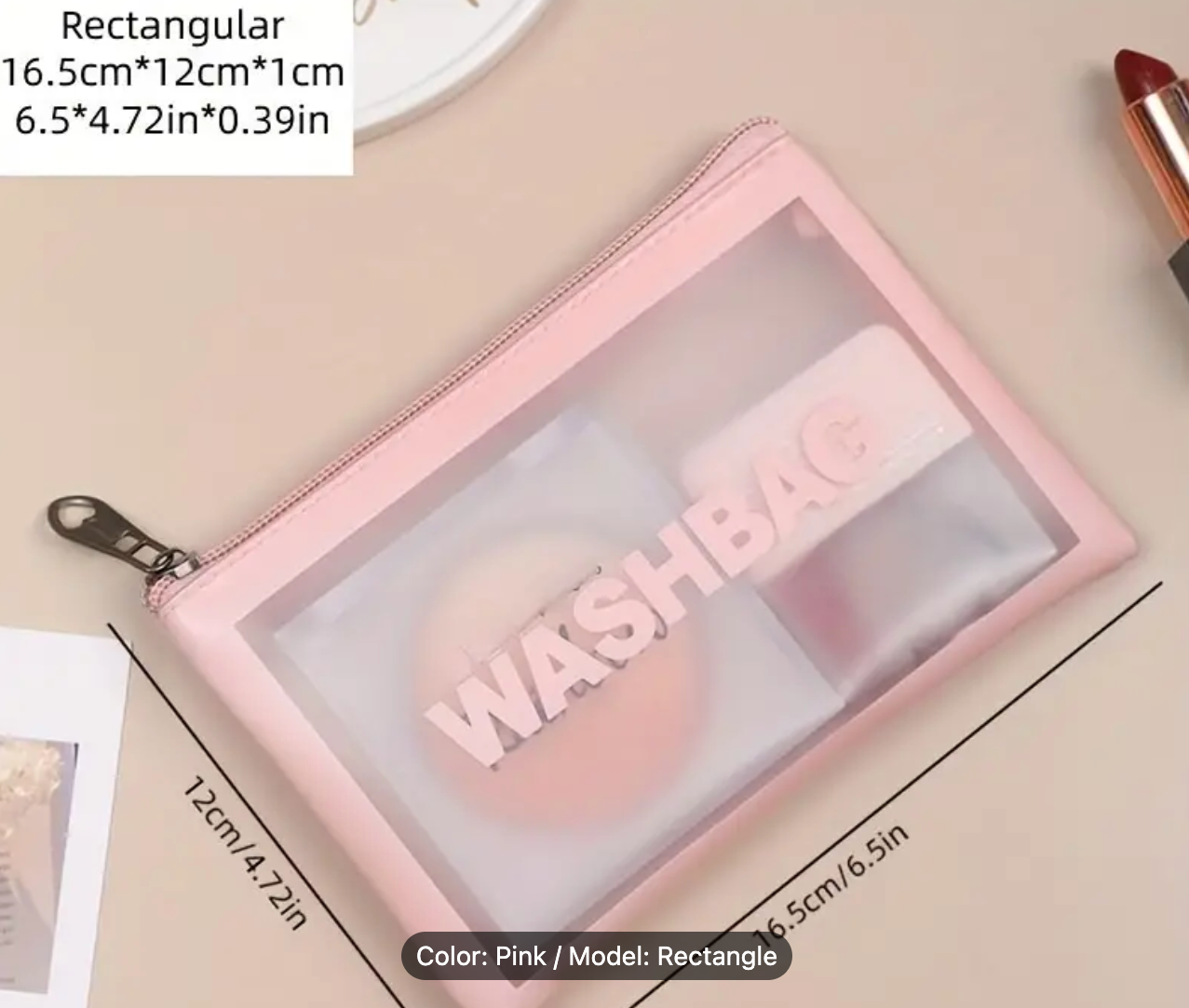 6 Piece Makeup Bag set