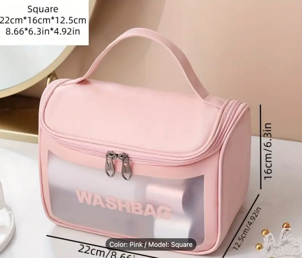 6 Piece Makeup Bag set