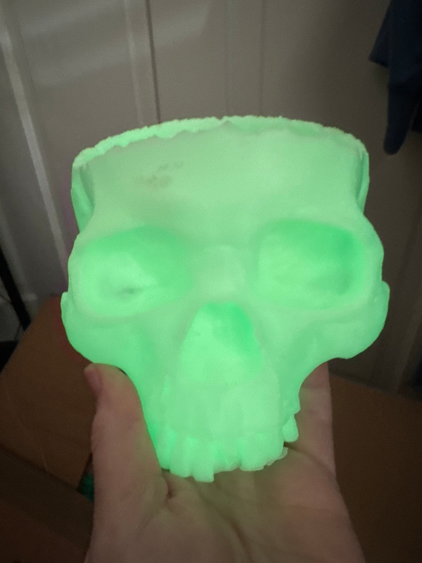 3D Glow in Dark Skull bowl