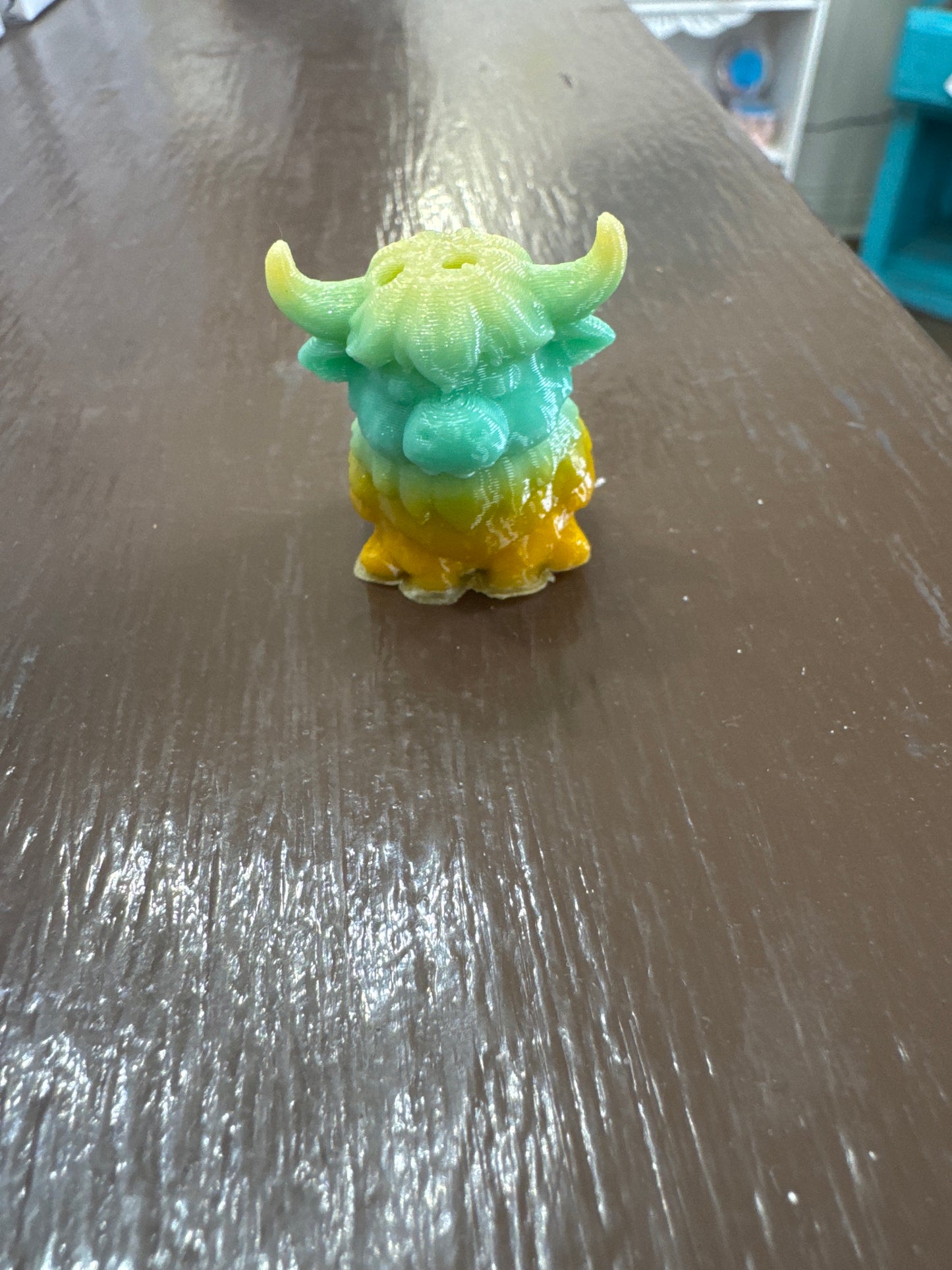 3D Tiny Highland Cow