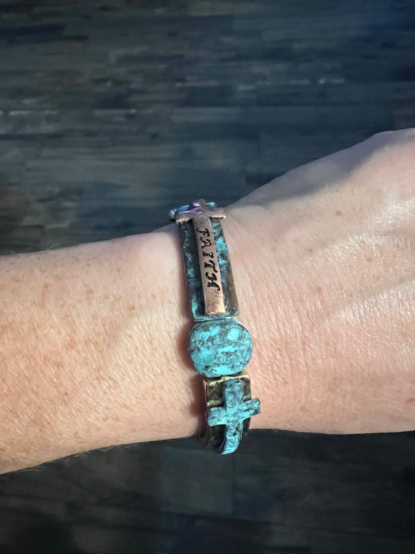 Multi Metal Inspirational Bracelet