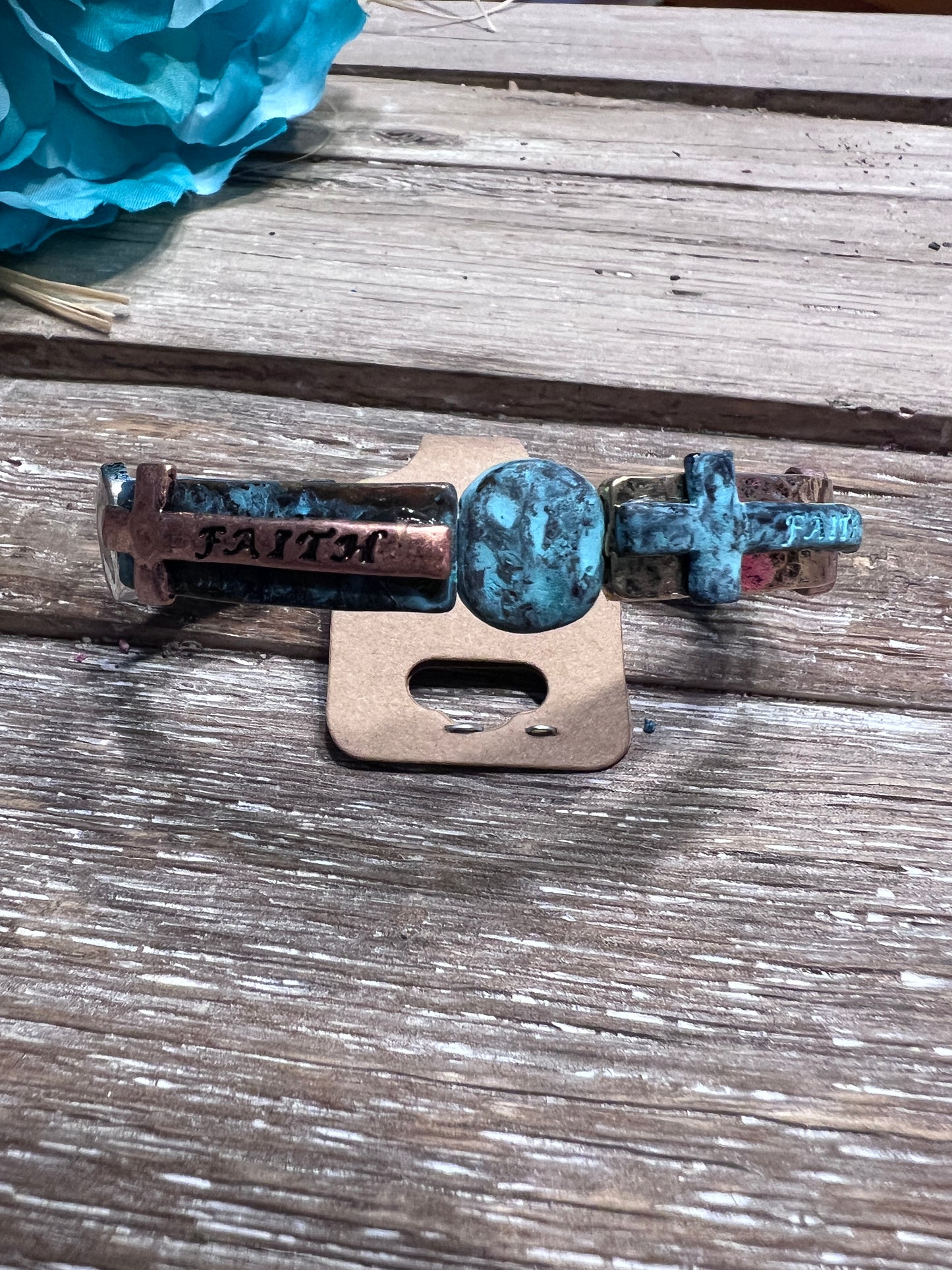 Multi Metal Inspirational Bracelet