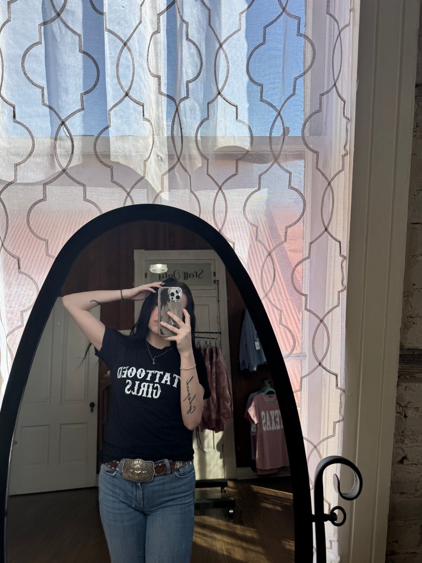 Tattooed girls shirt