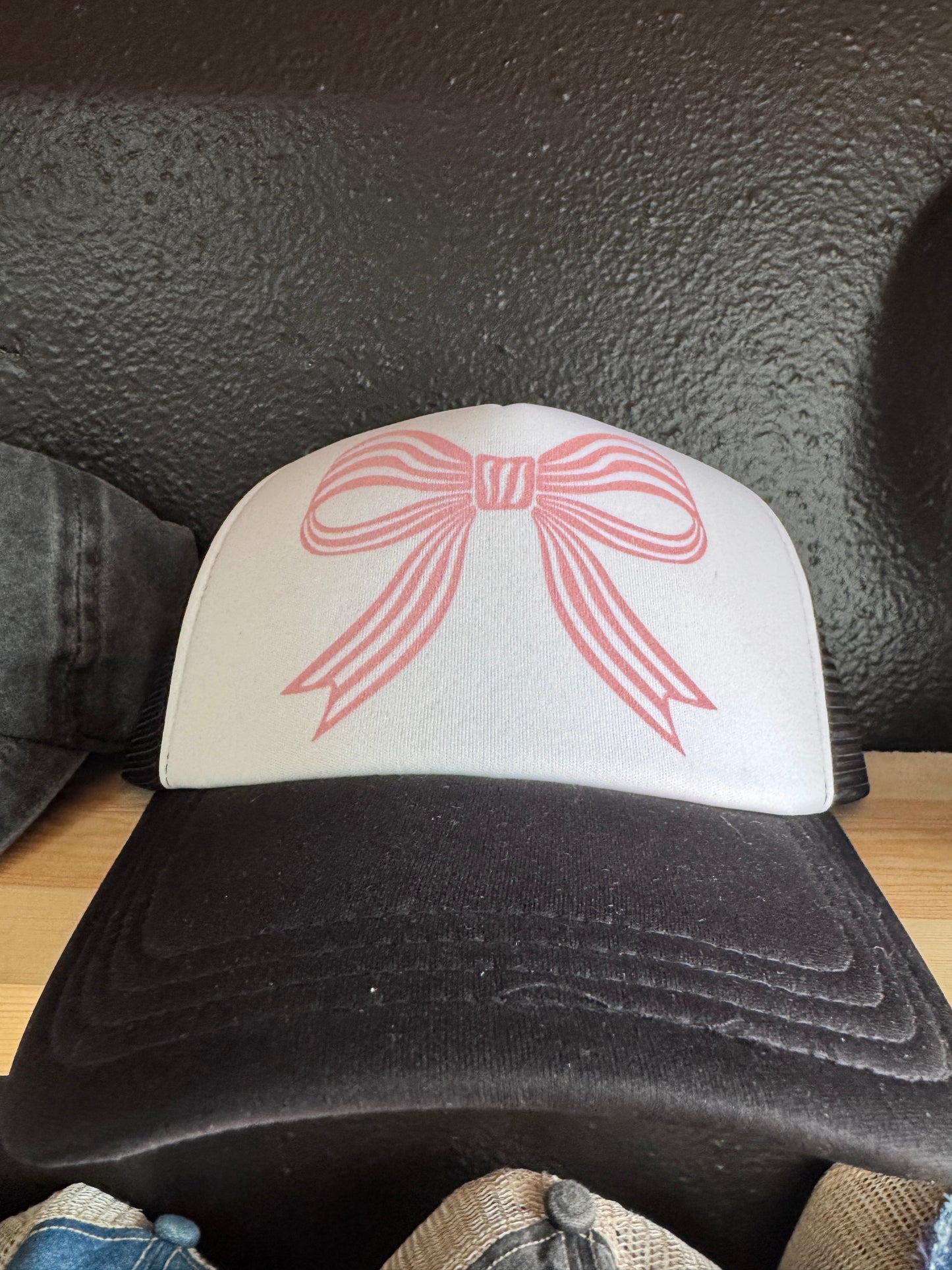 Pink Bow Trucker Cap