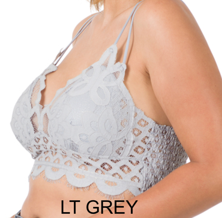 Plus Crochet Bralette
