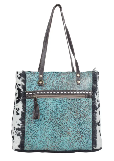 Rustic Turquoise Tote Bag