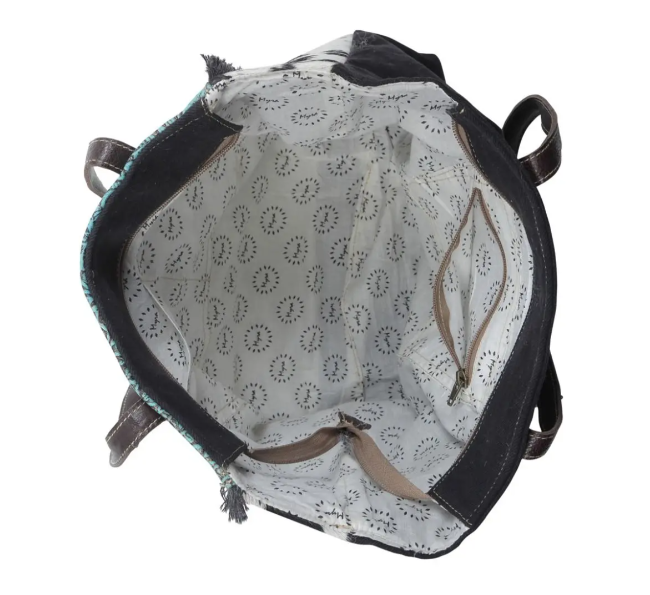 Rustic Turquoise Tote Bag