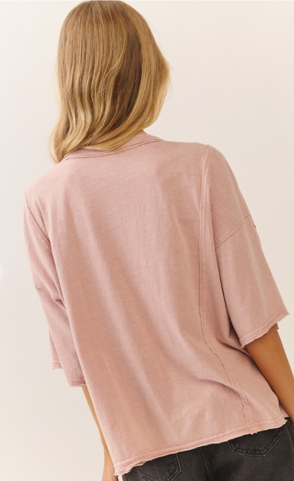 Boxy Cropped Heart Top