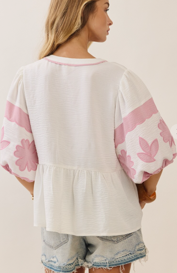 Airflow Peplum Blouse