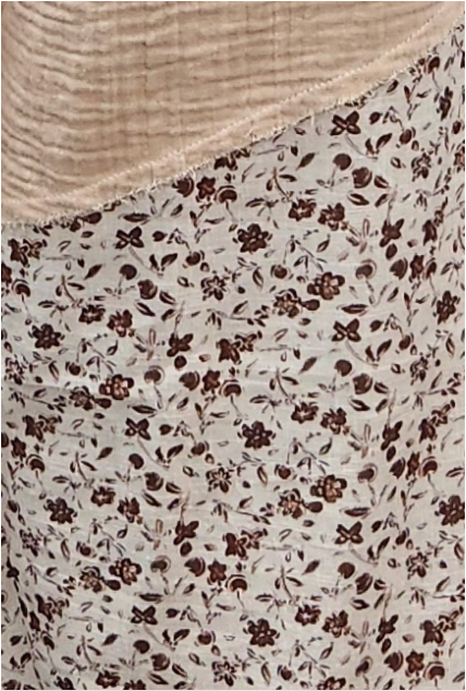 Wide Leg Floral Gauze Pants