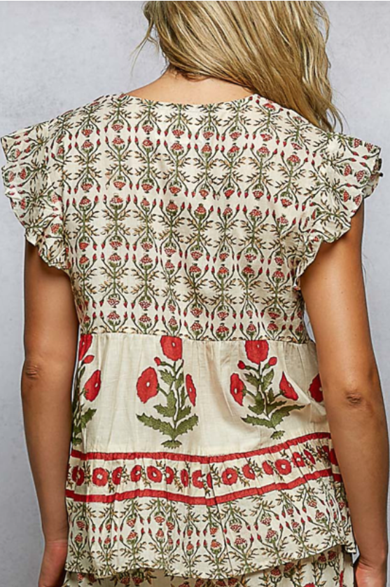 Hand Block Printed Top