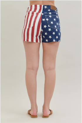 Judy Blue Flag Shorts
