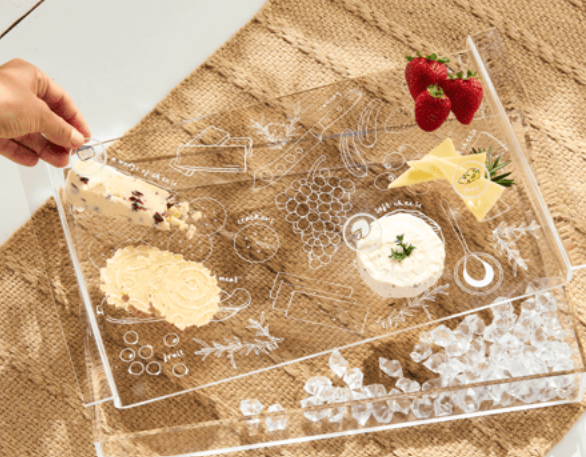 Acrylic Chiller Charcuterie Tray