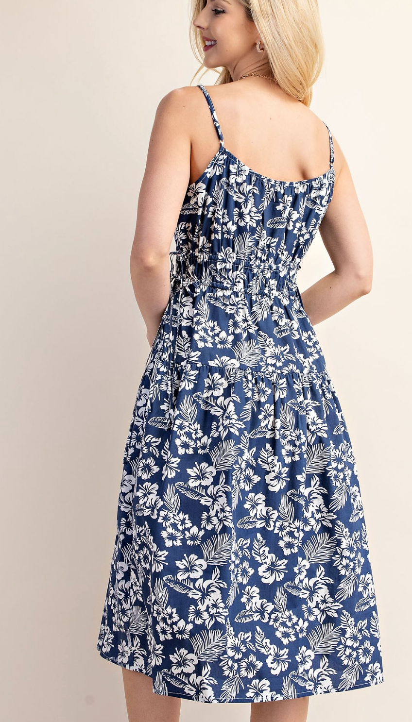 Blue Floral Dress