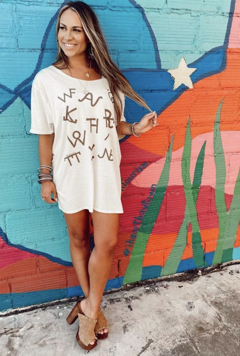 Branded T-shirt Dress