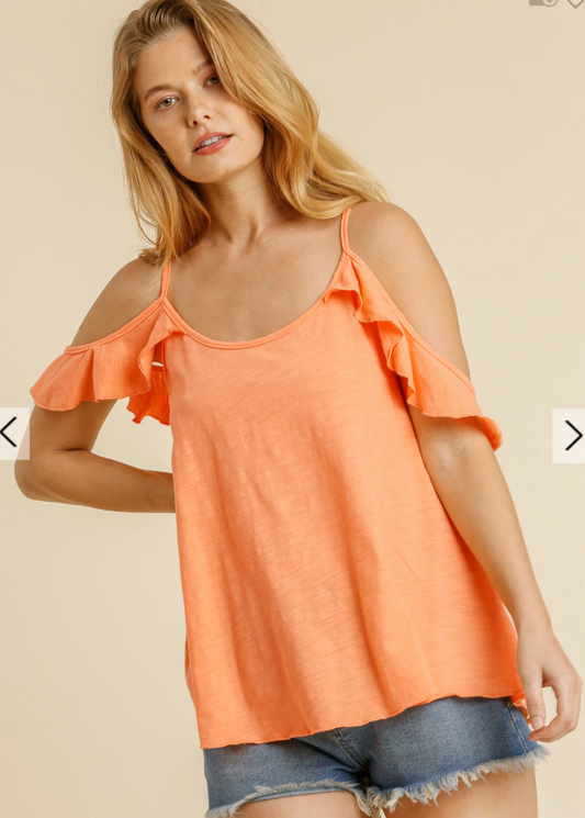 Spaghetti Strap Cross Back Top