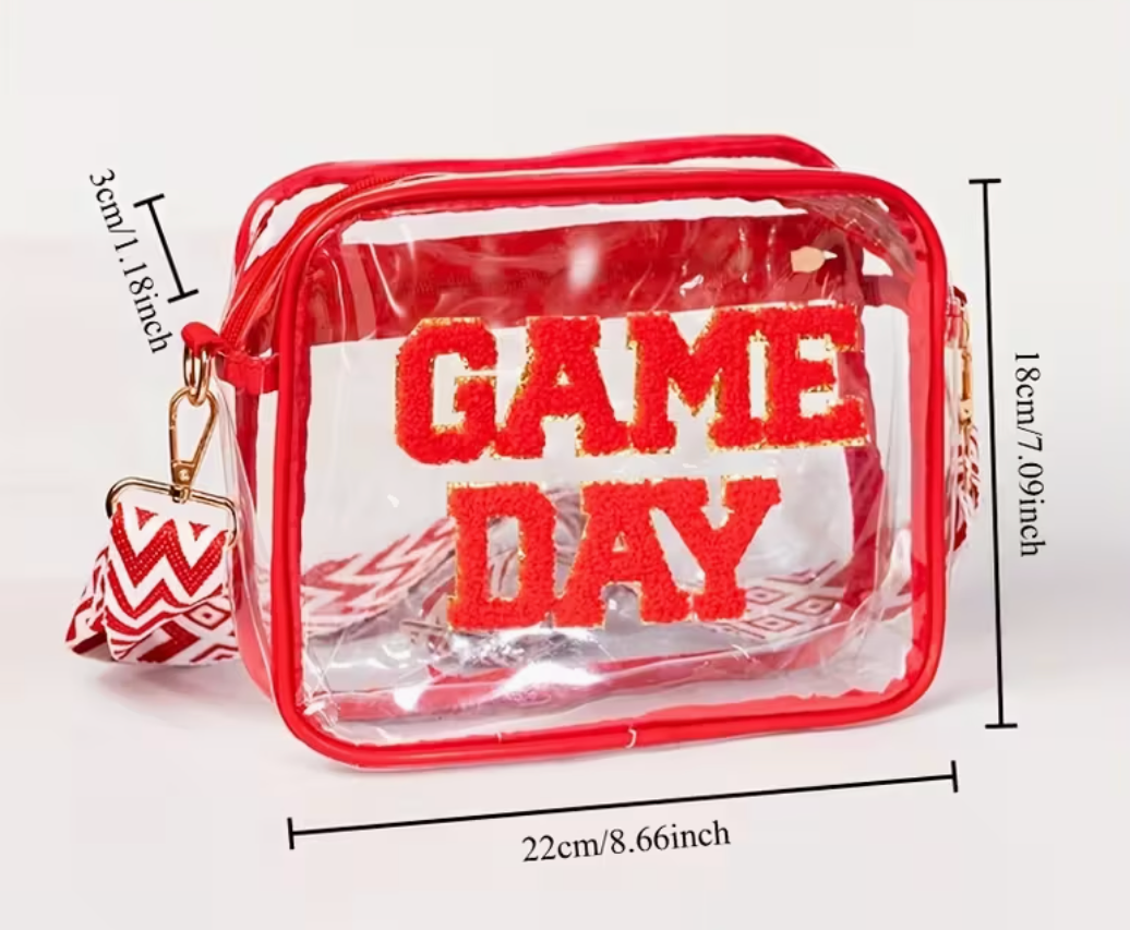 Clear Game Day Purse