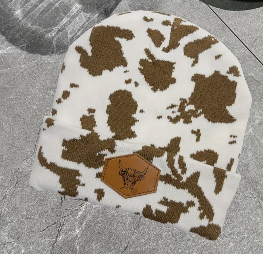 Cow Beanie Cap