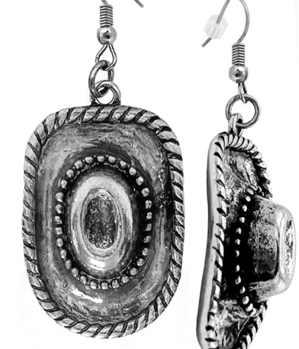 Cowboy Hat Earrings