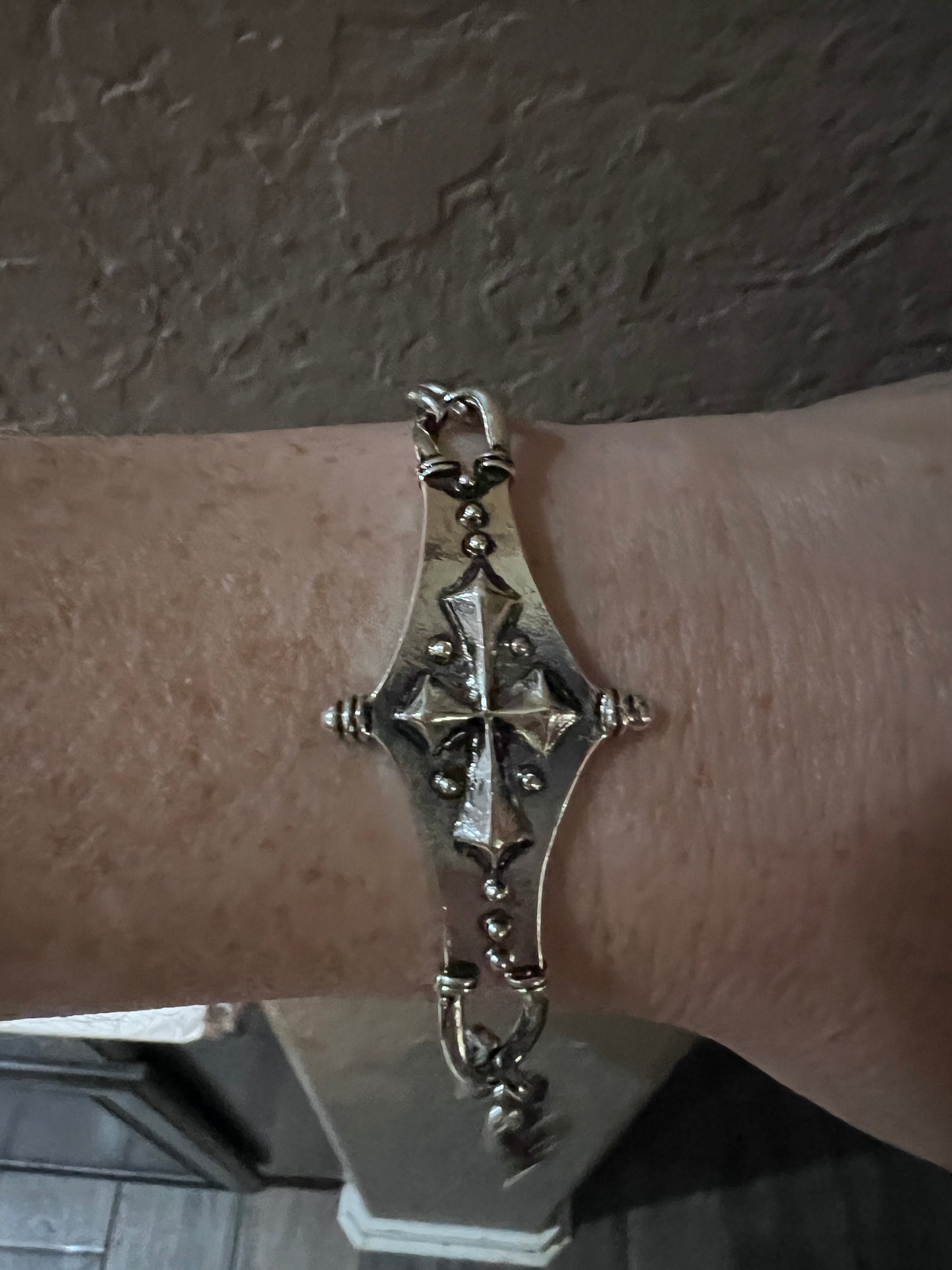 Cross Clasp Bracelet