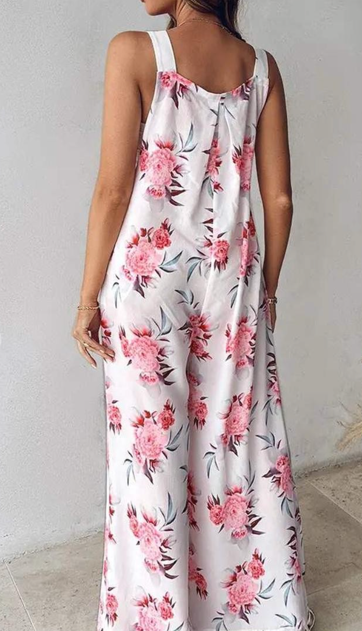 Floral Boho Wideleg Jumpsuit