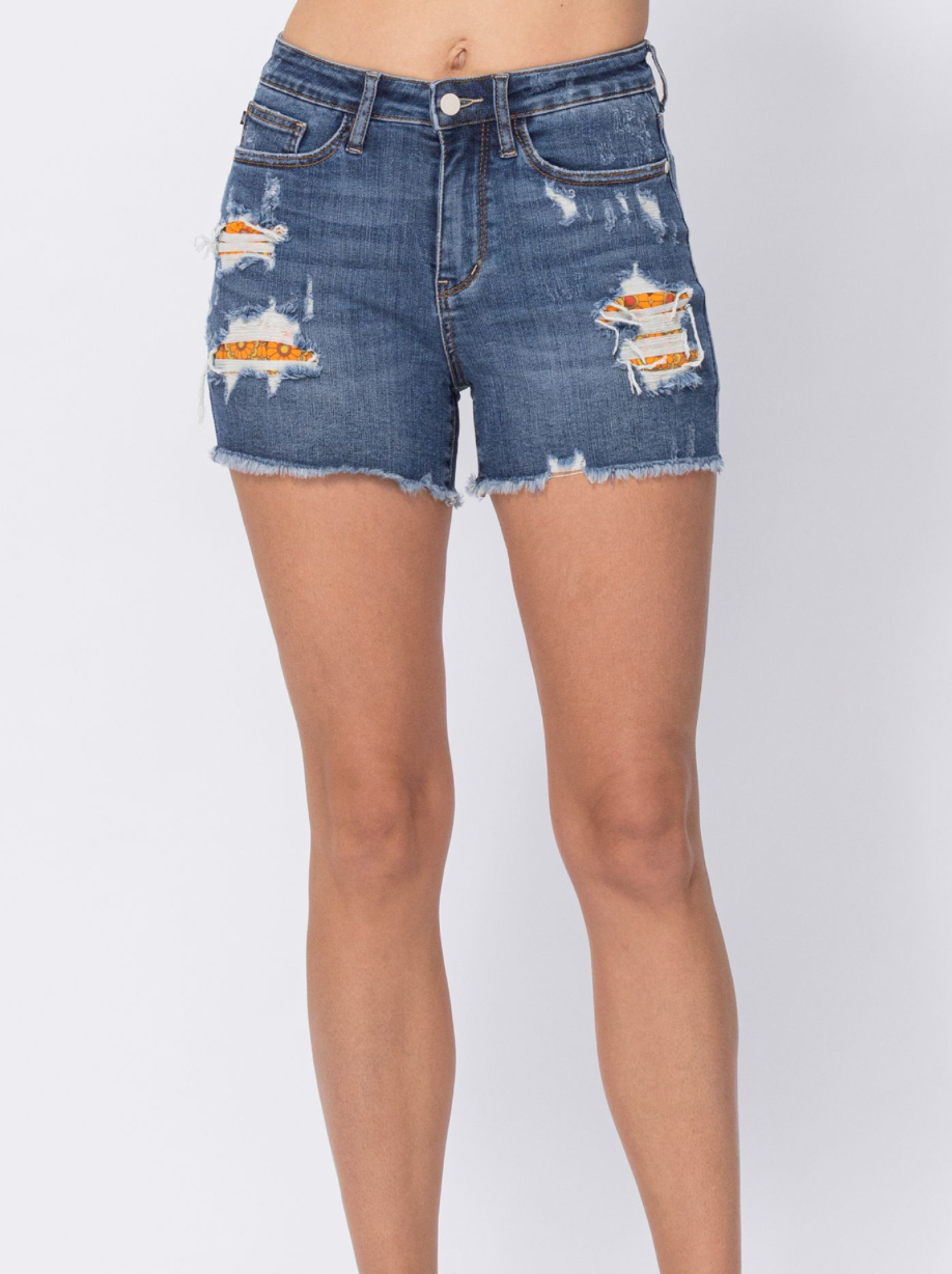 Flower Patch Judy Blue Shorts