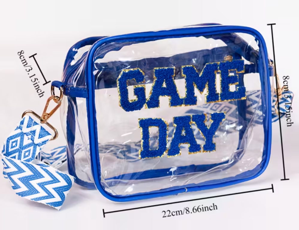 Clear Game Day Purse