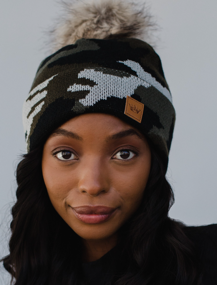 Pom Pom Beanie Cap