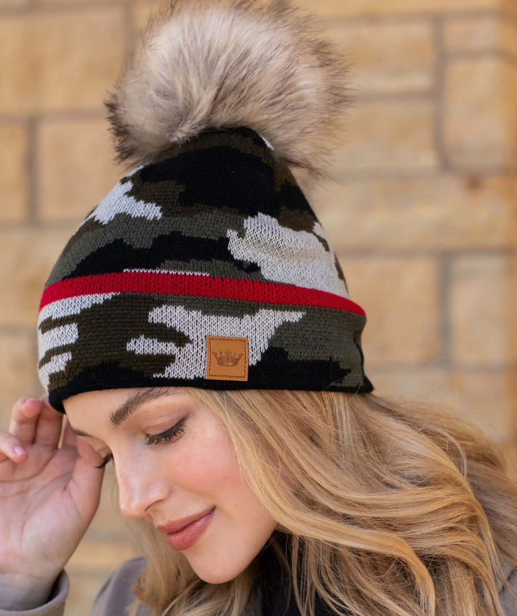 Pom Pom Beanie Cap