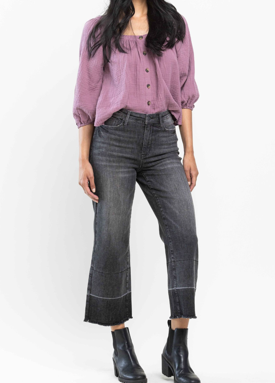 Crop Judy Blue Grey Jeans