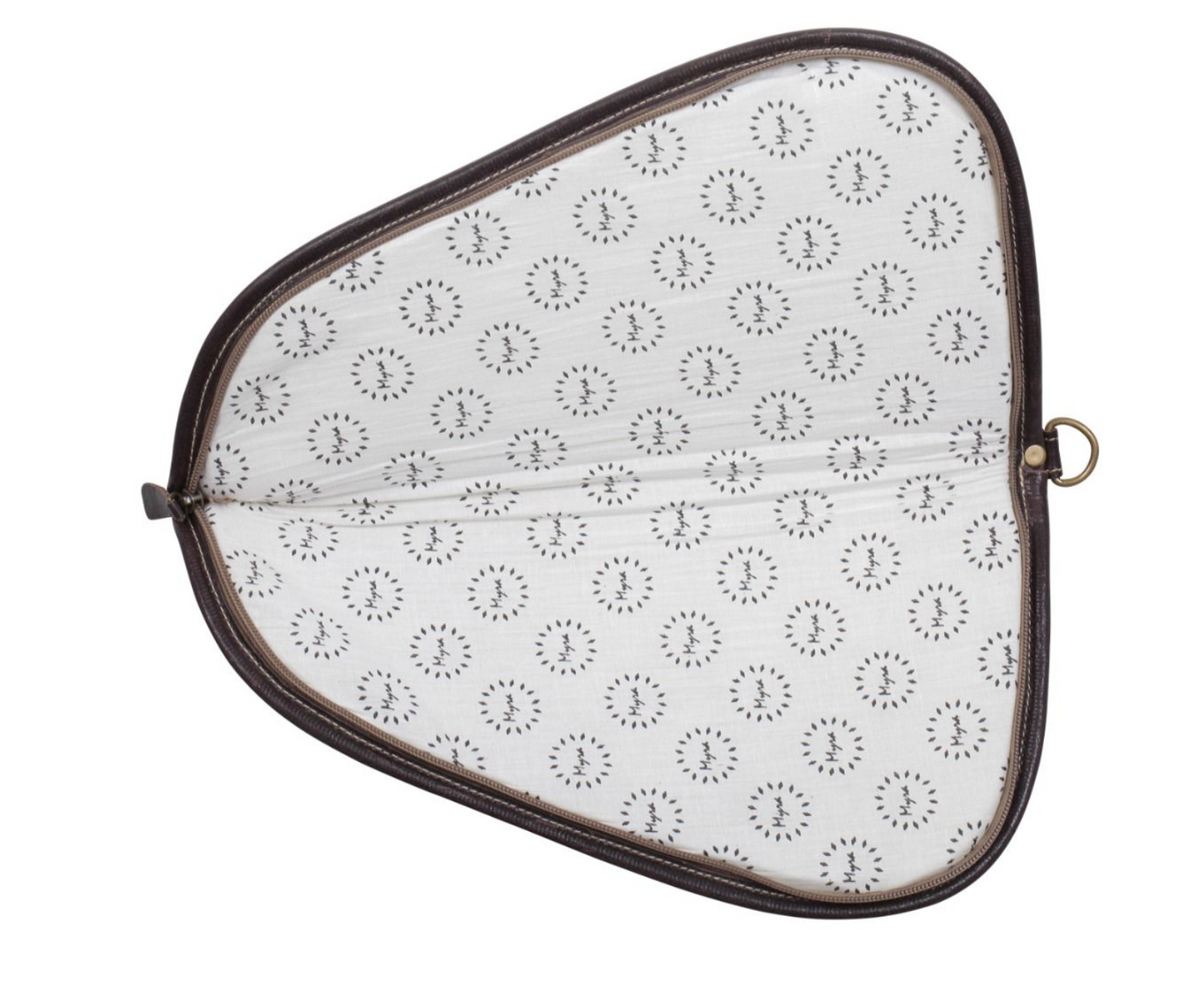 Black and White Cowhide Gun Case 15"