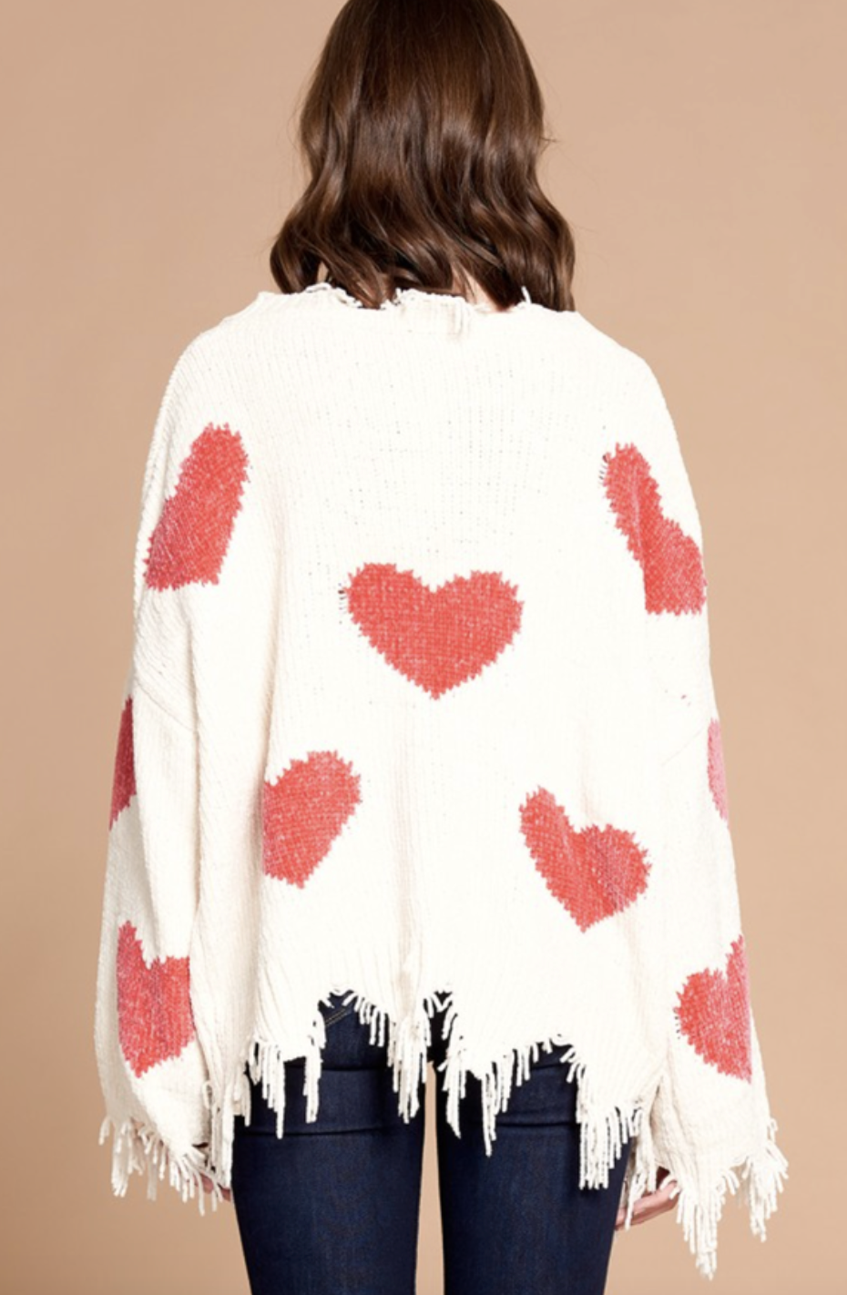 All My Heart Distressed Sweater