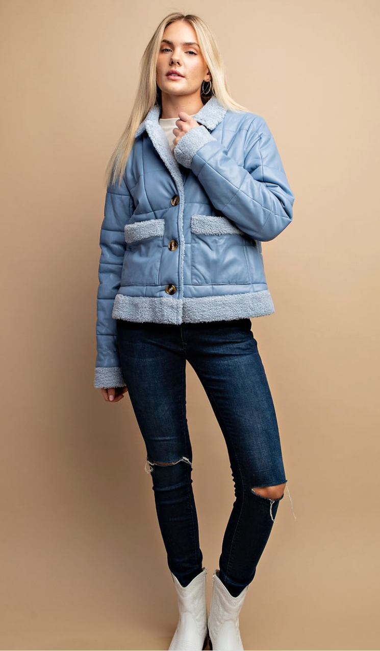 Faux Leather Jacket