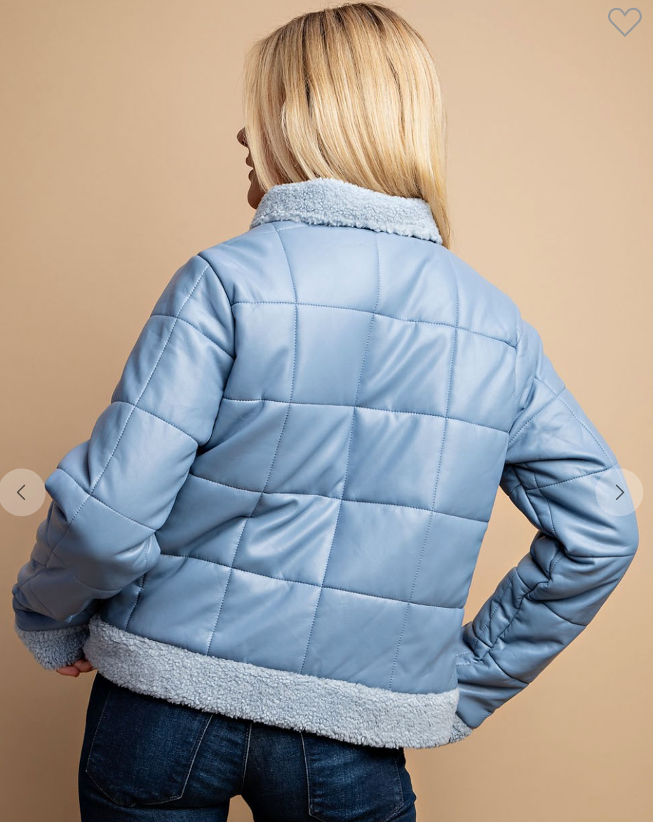 Faux Leather Jacket