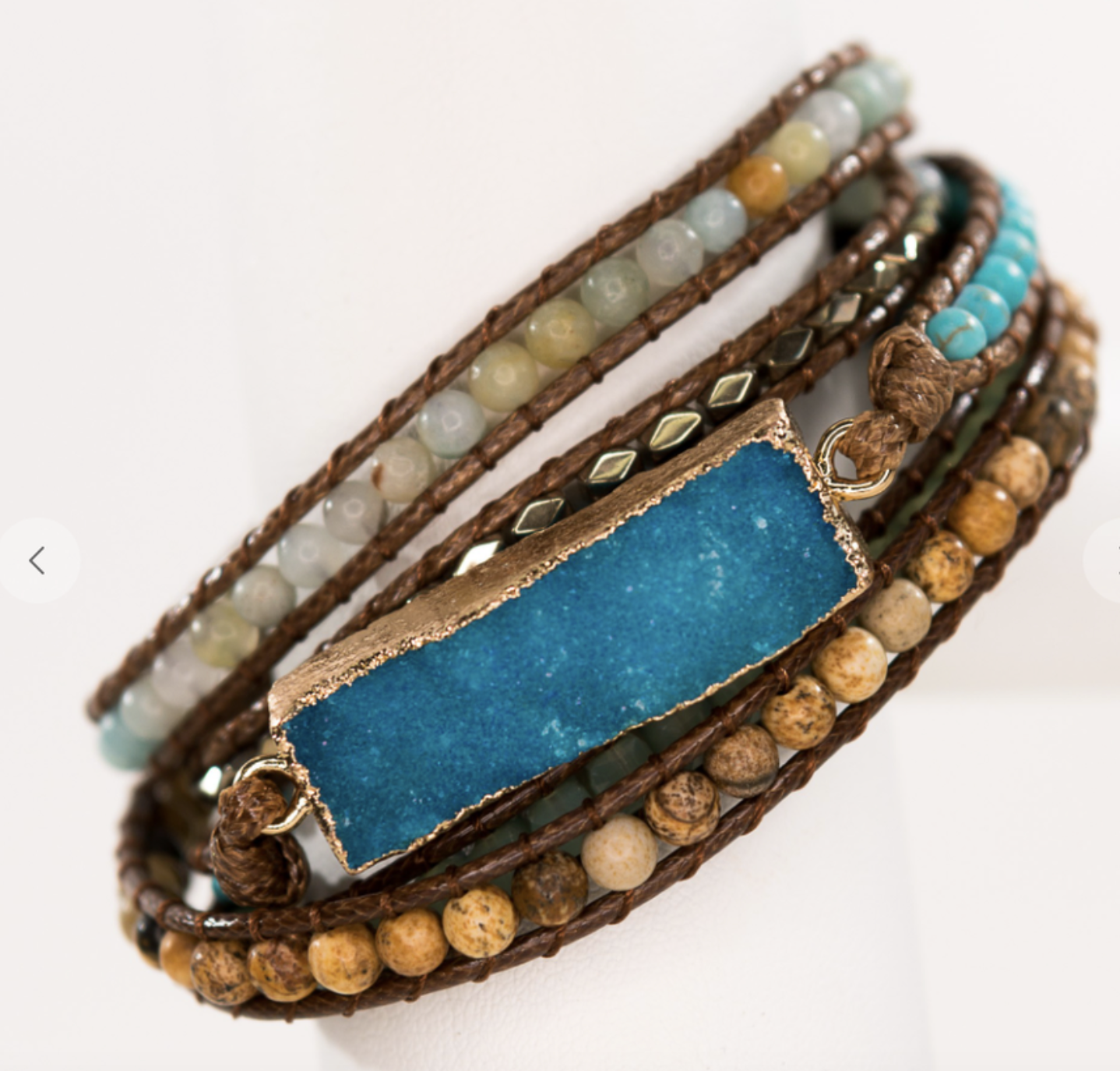 Layla Wrap Bracelet Turquoise