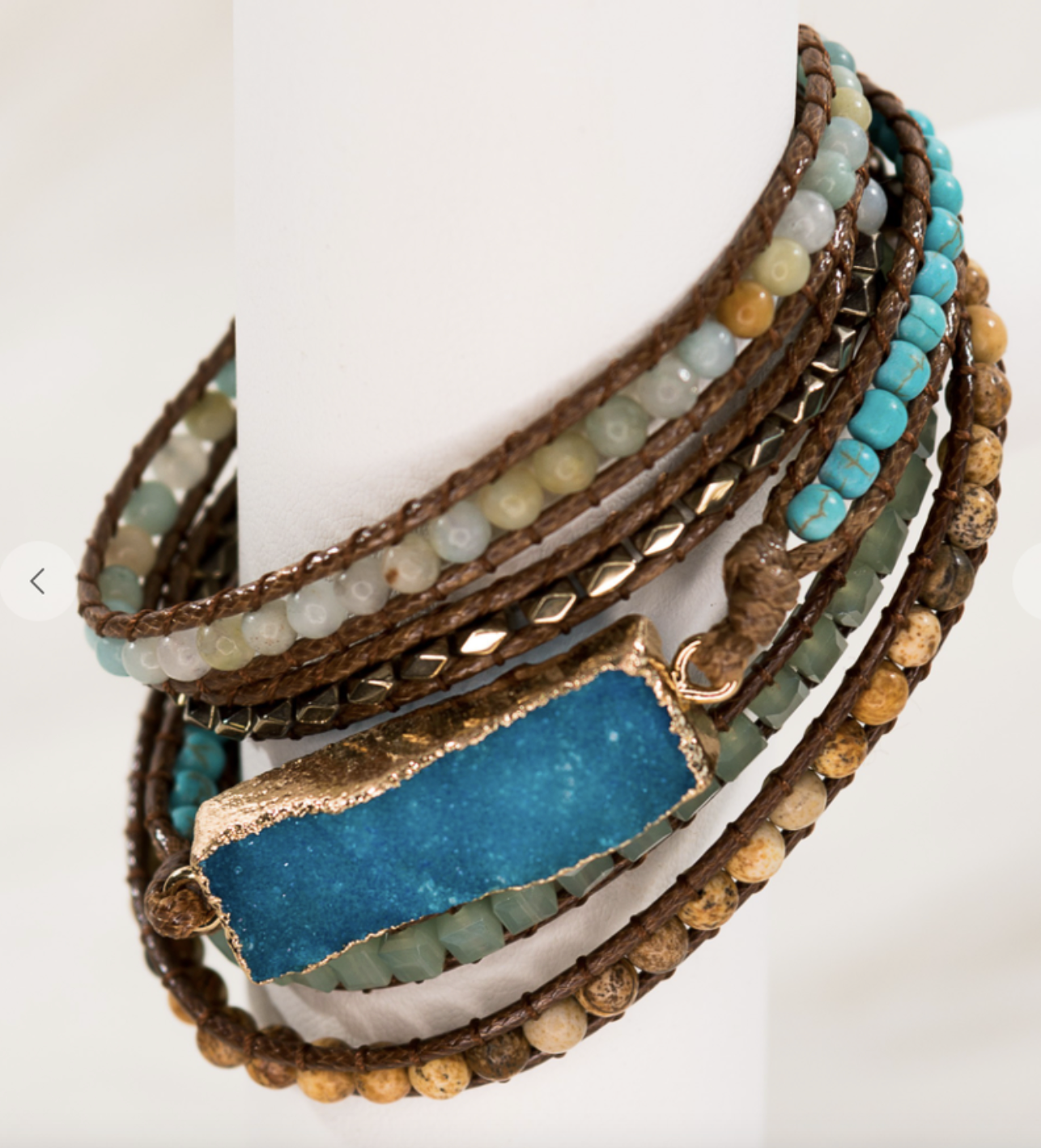 Layla Wrap Bracelet Turquoise