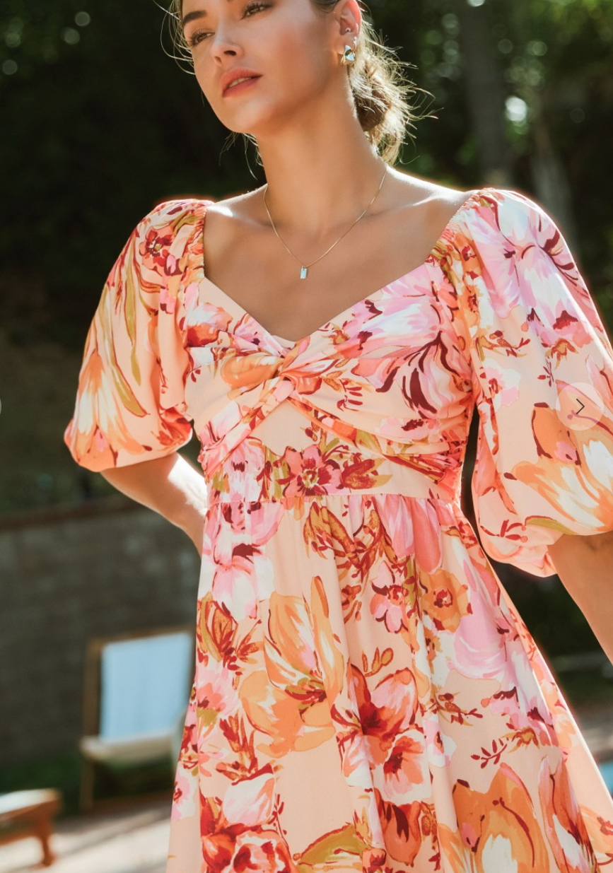 Peach Fuzz Dress