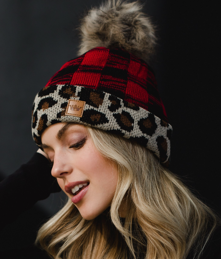 Pom Pom Beanie Cap