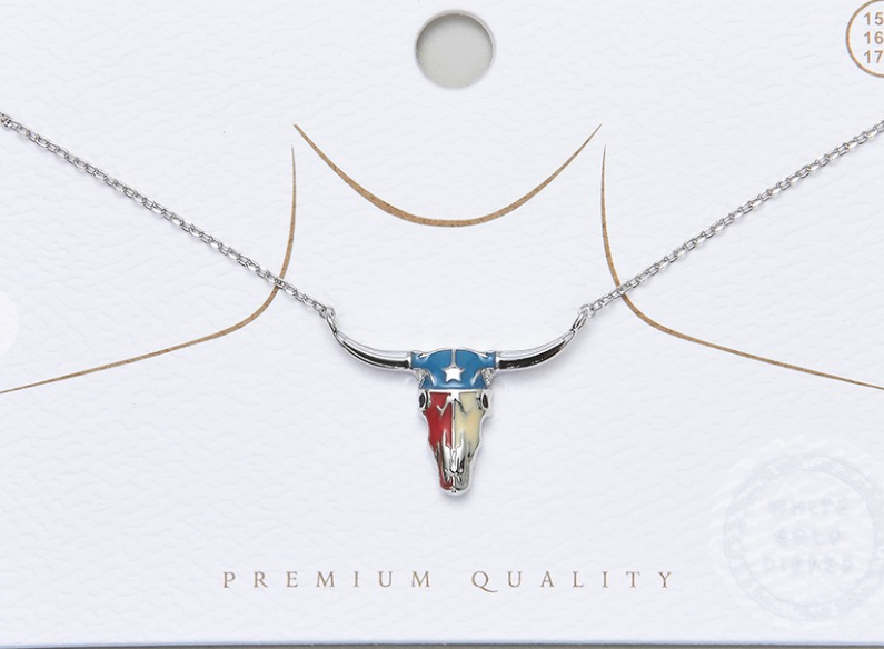 Texas Longhorn Necklace