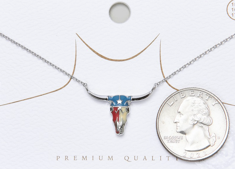Texas Longhorn Necklace
