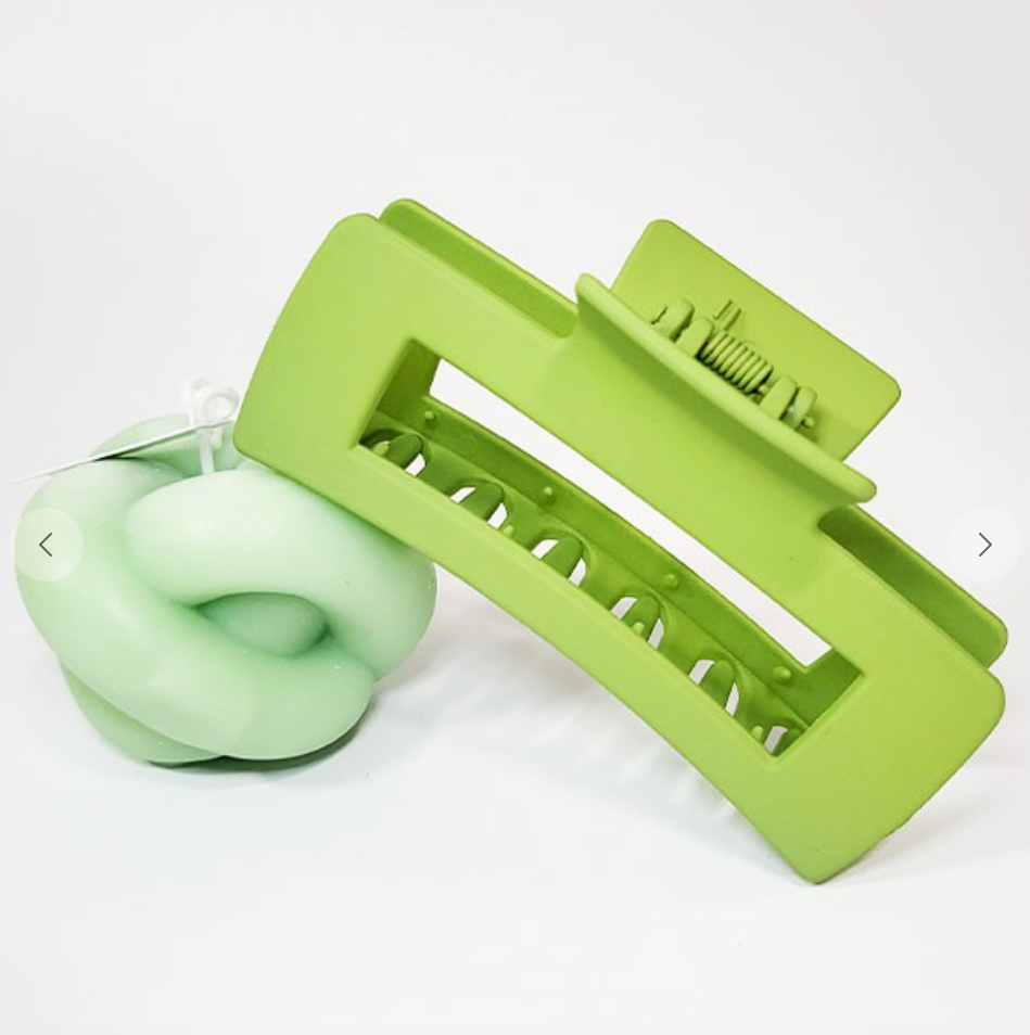 Square Matte Hair Clip