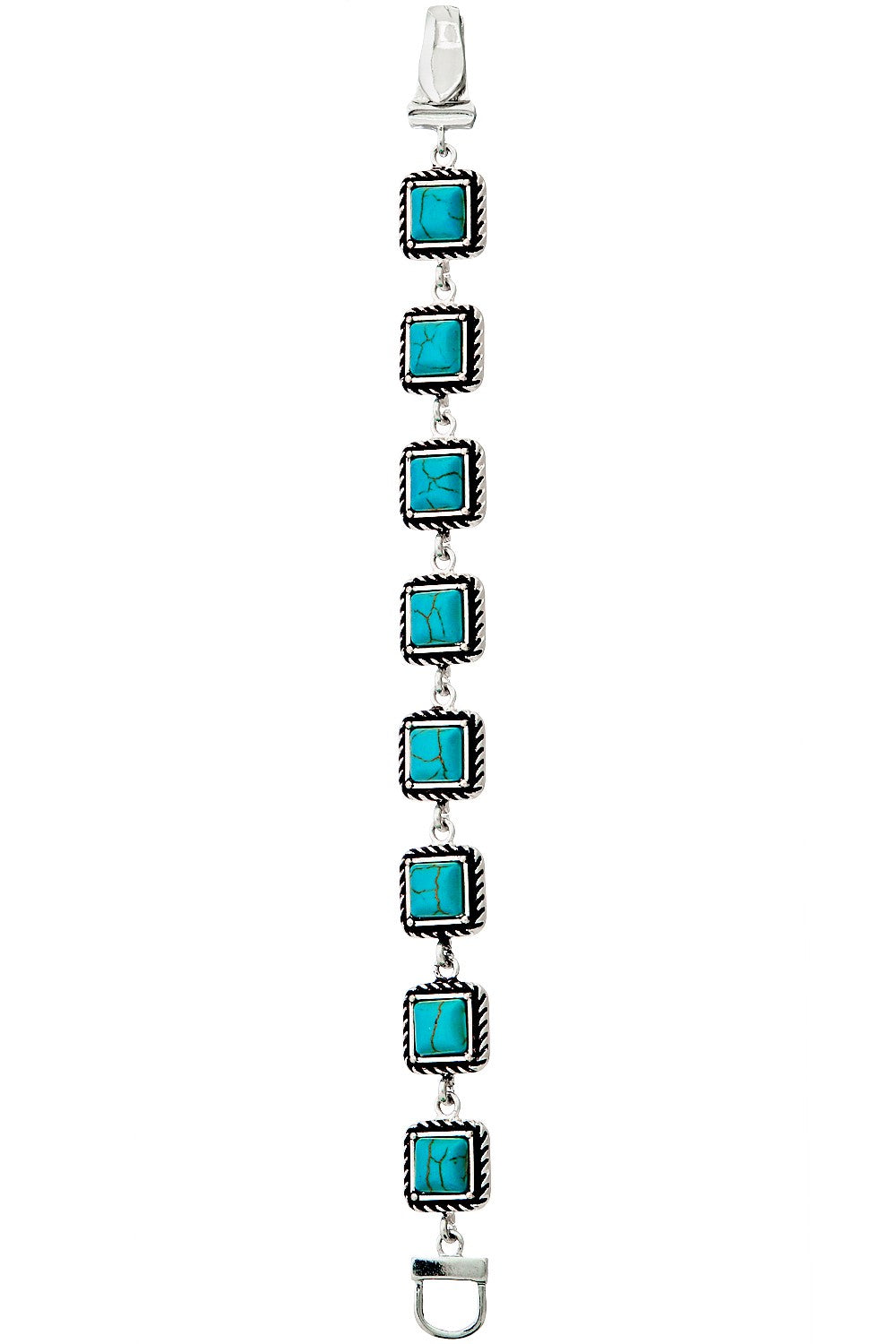Square Turquoise Bracelet