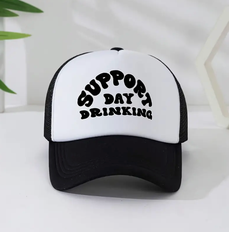 Support Day Drinking Trucker Cap