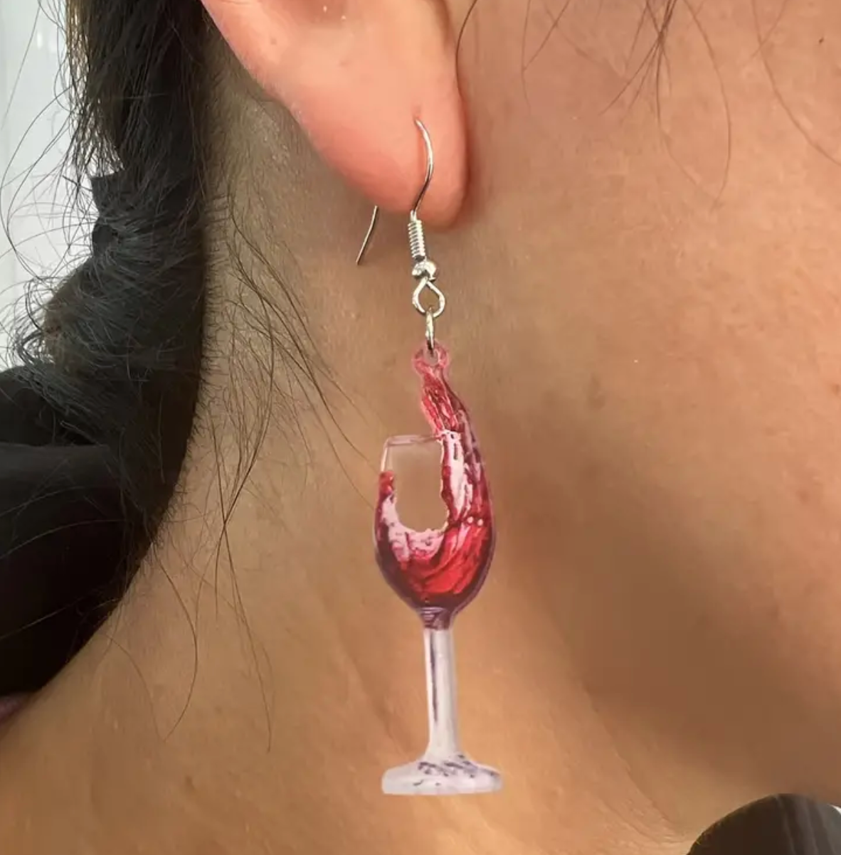 Wine Glass Earrings