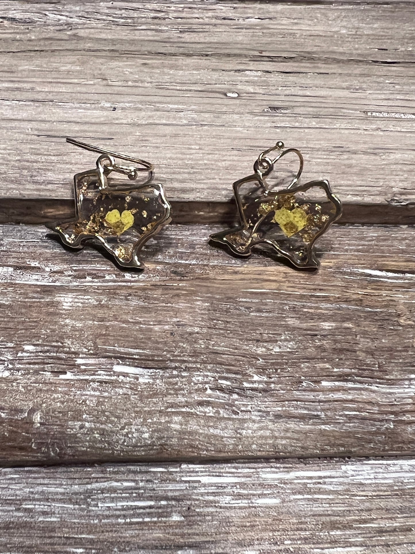 Pressed Texas Earrings