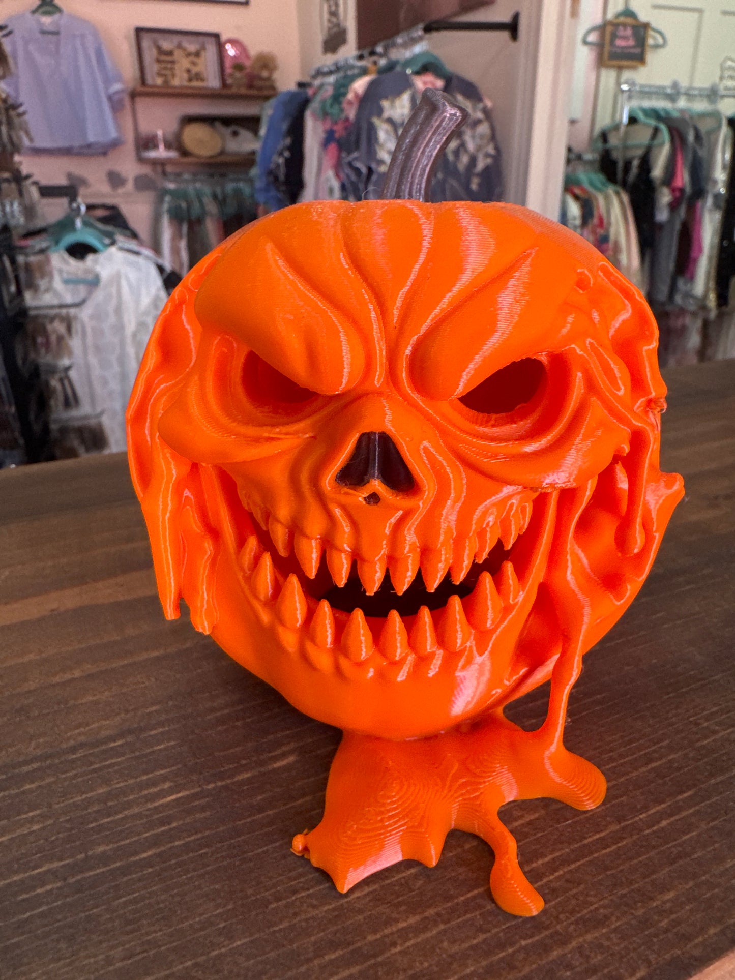 3D Melting Pumpkin Lantern